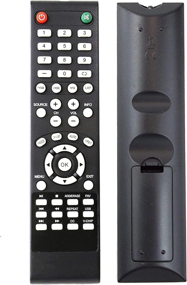 Universal Remote Control Replacement for Element TV - Not fire & Black