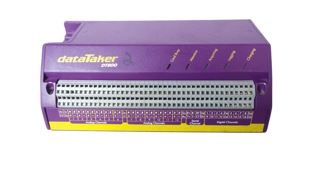 DATA TAKER DT800 Data Logger, RS232 & Ethernet Interfaces -  Free Shipping