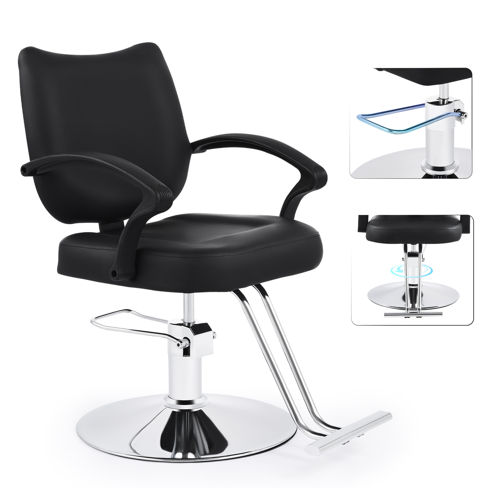 Classic Hydraulic Barber Chair Salon Beauty Spa Tattoo Hair Styling Equipment