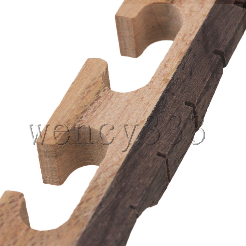 Three Legged Maple Ebony 6 String Ukulele Guitar Banjo Bridge String Instrument