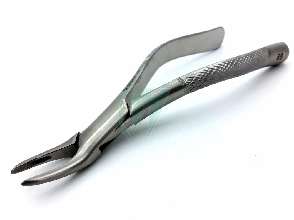 Dental Tooth Upper Lower Roots Passivated Extraction Extracting Forceps #69