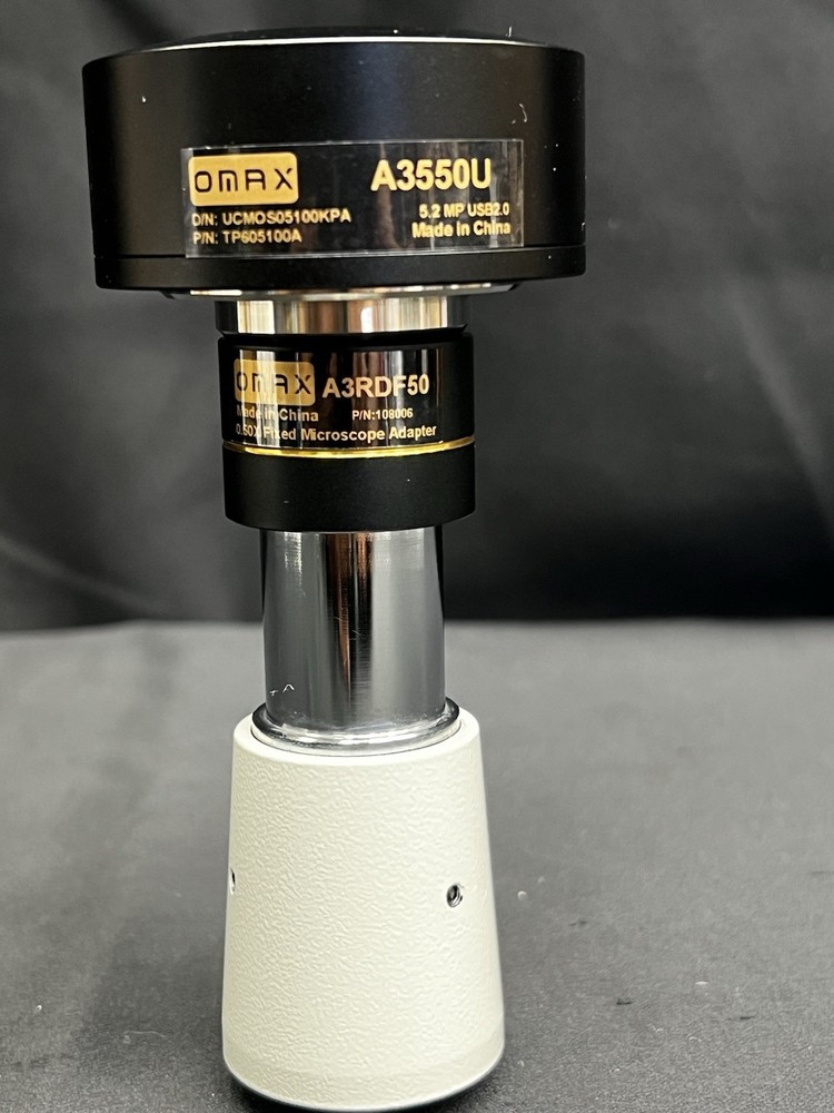 OMAX 5 Mega Pixel Digital 2.0 USB Microscope Camera Excellent Condition