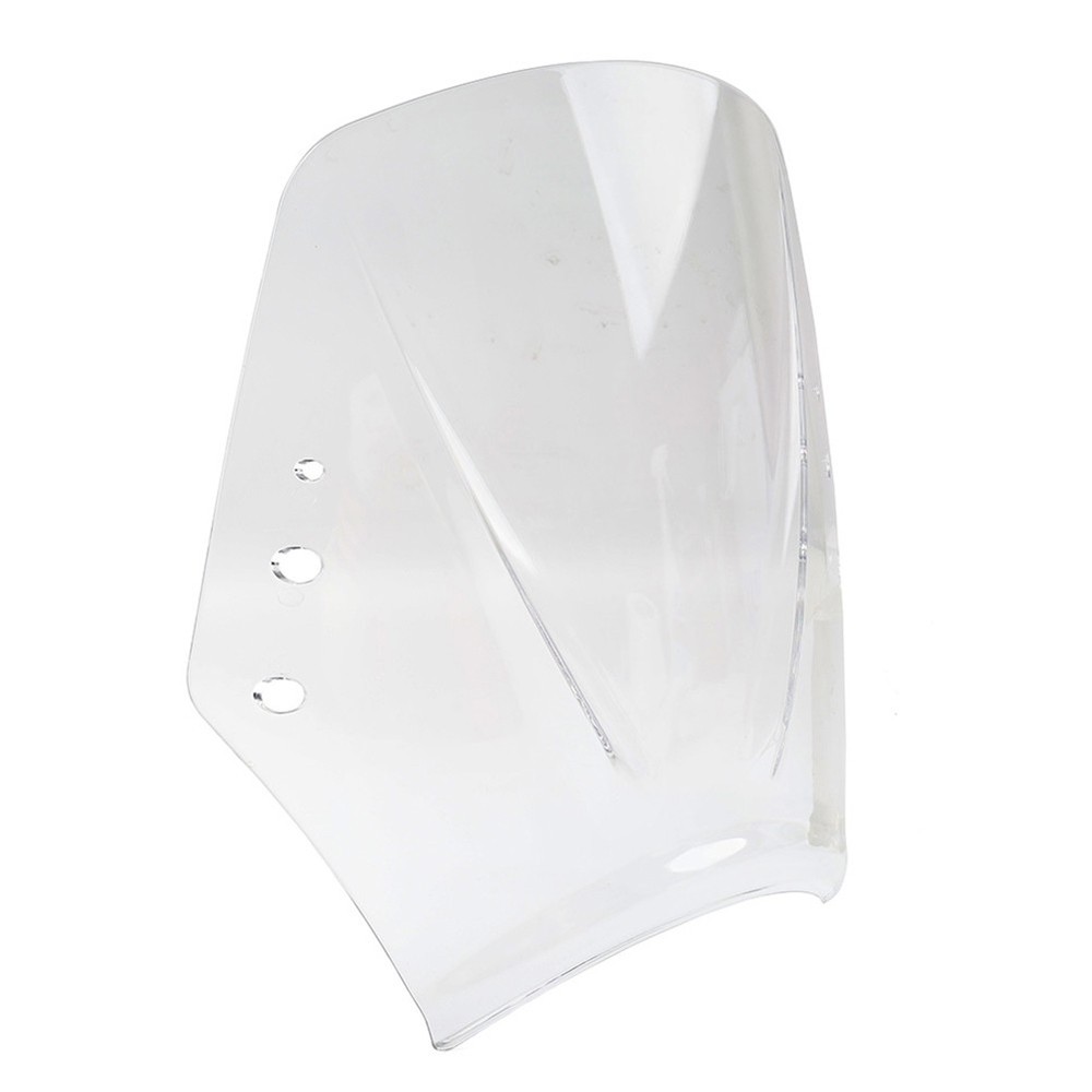 White Universal Motorcycle Windscreen Windscreen Deflector Wind Shield