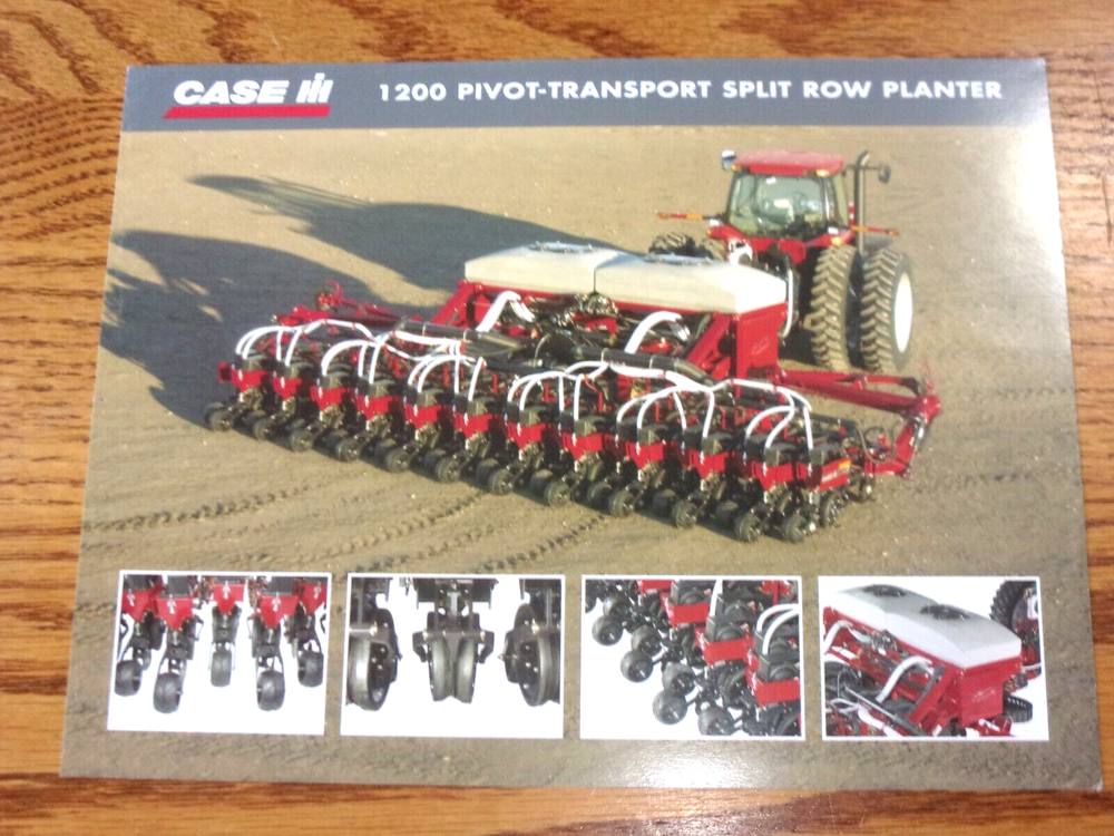 2003 CASE IH 1200 PIVOT-TRANSPORT SPLIT ROW PLANTER Attachment Brochure Catalog