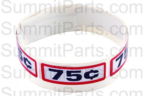 DECAL, 75 CENT SLIDE, FOR GREENWALD - 00-9104-4
