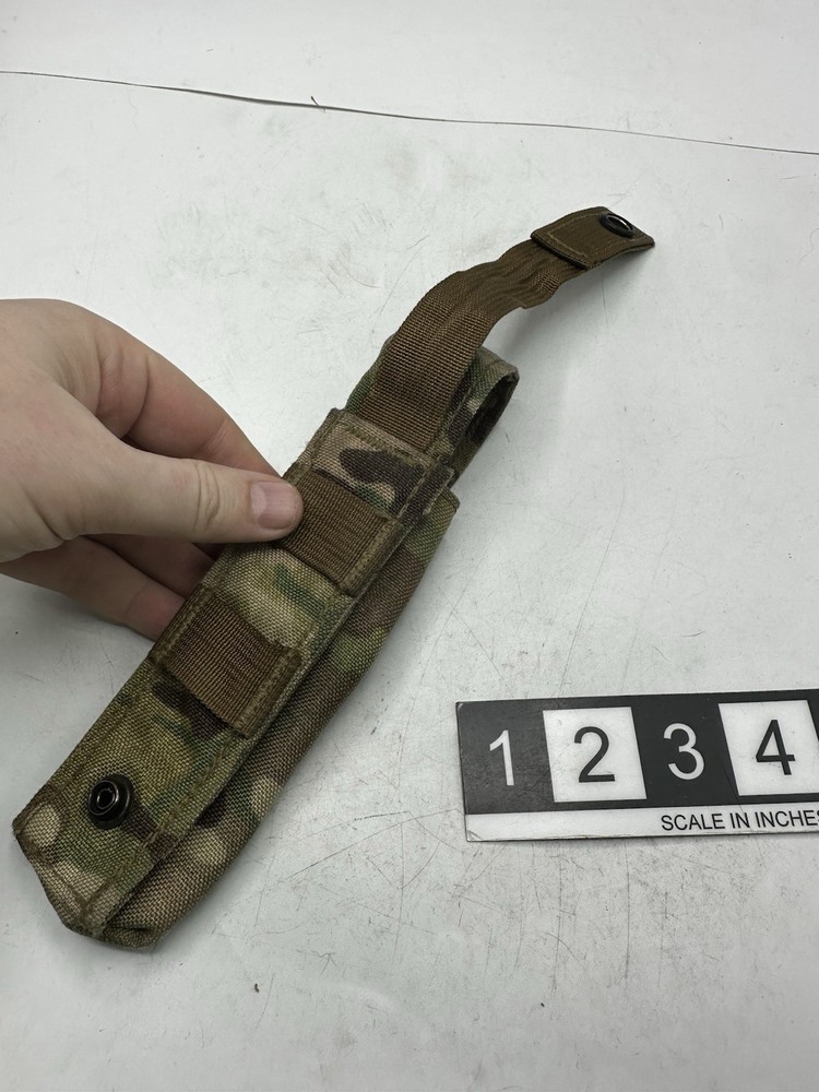 USAF OCP DFLCS Expandable Baton Pouch 6" MOLLE Flashlight Suppressor MULTICAM