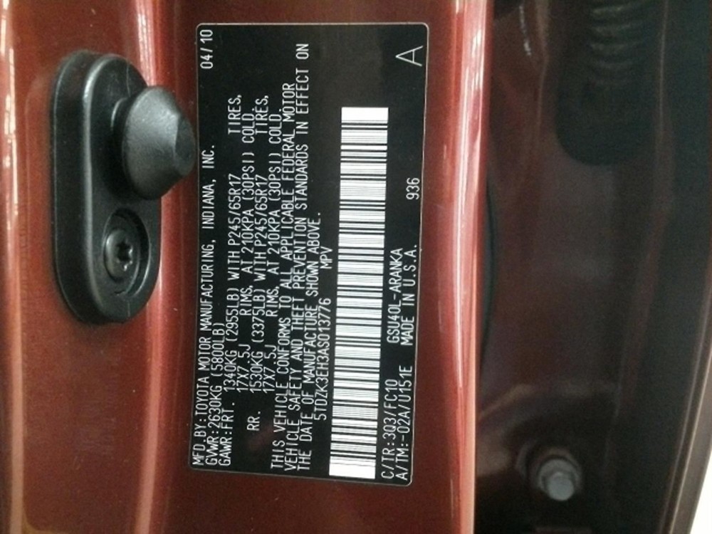 Engine ECM Electronic Control Module Right Hand Dash Fits 10 HIGHLANDER