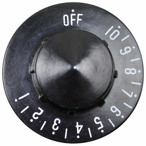 CECILWARE BLACK KNOB - MA85A - 1-10 DEGREES