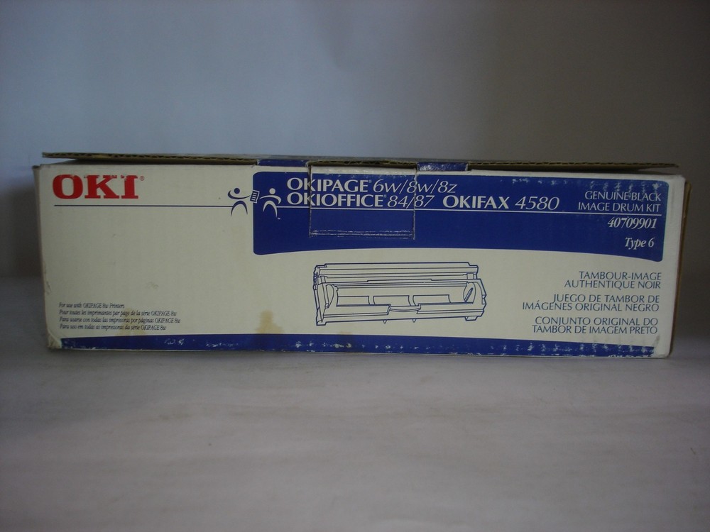 Genuine OKIDATA (OKI) Type 6 Black Image Drum Kit 40709901