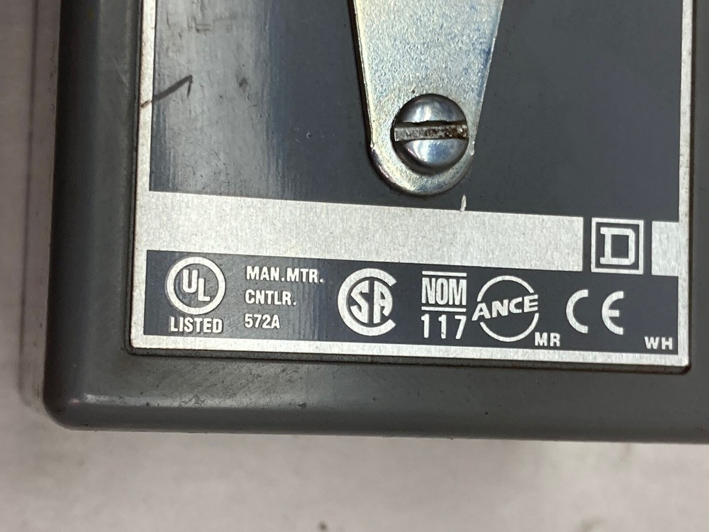 Square D,572A,Manual Motor Starter Switch