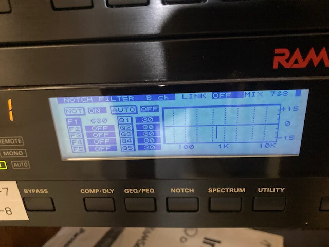 Ramsa WZ-DE40 digital EQ Processing Unit