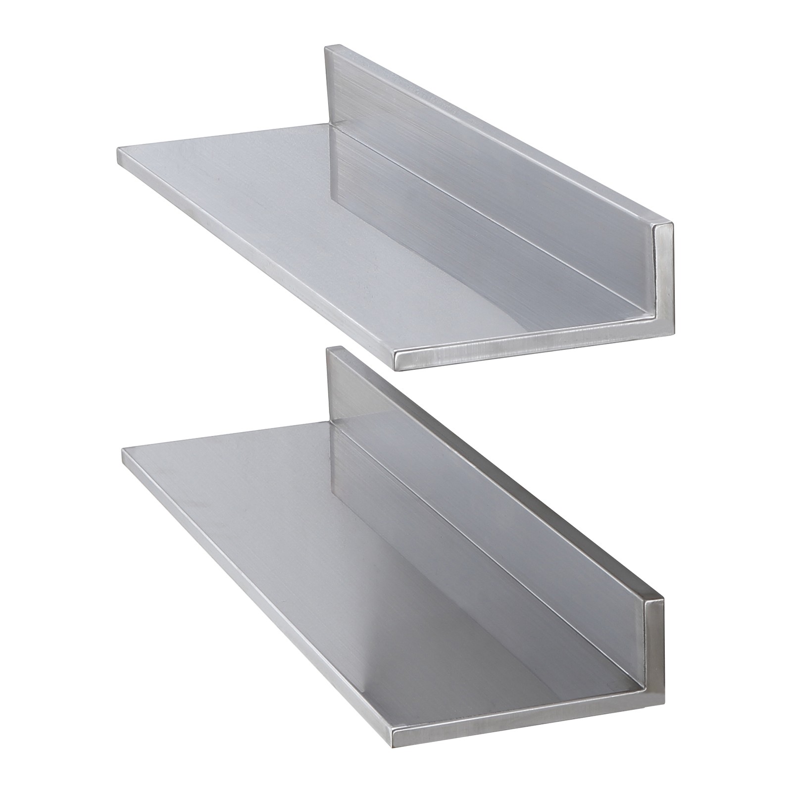 VEVOR 30" x 8.6" Stainless Steel Wall Mounted Shelf Kitchen Shelving 2 Pack