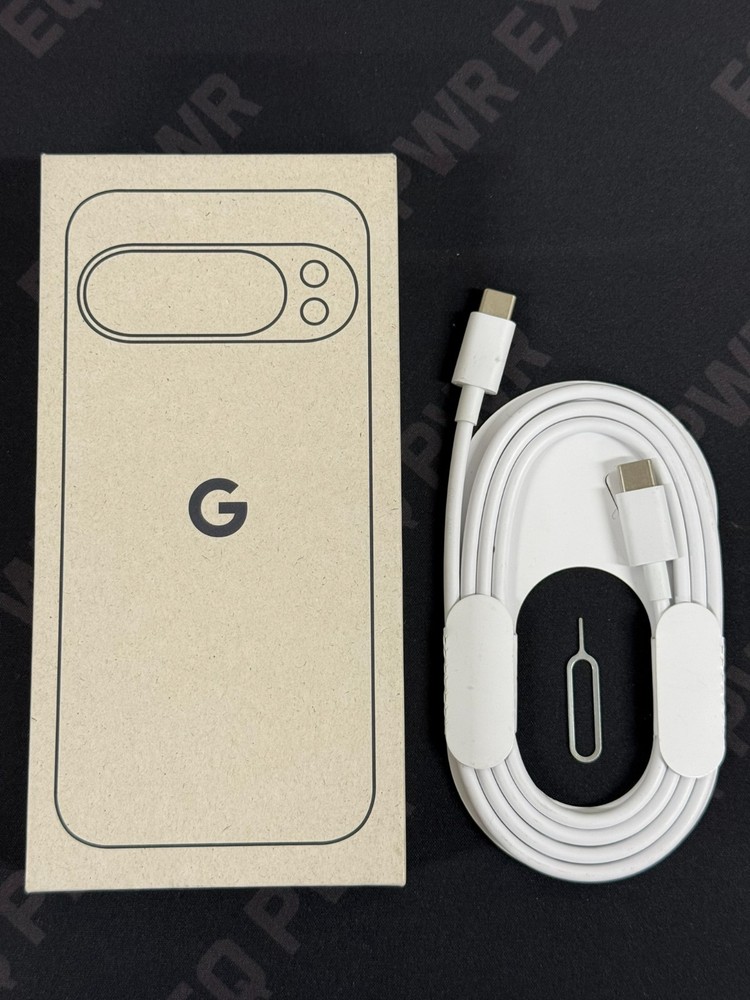 Empty Original Retail Box for Google Pixel 10 Pro + USB-C Cable Set SIM Ejector