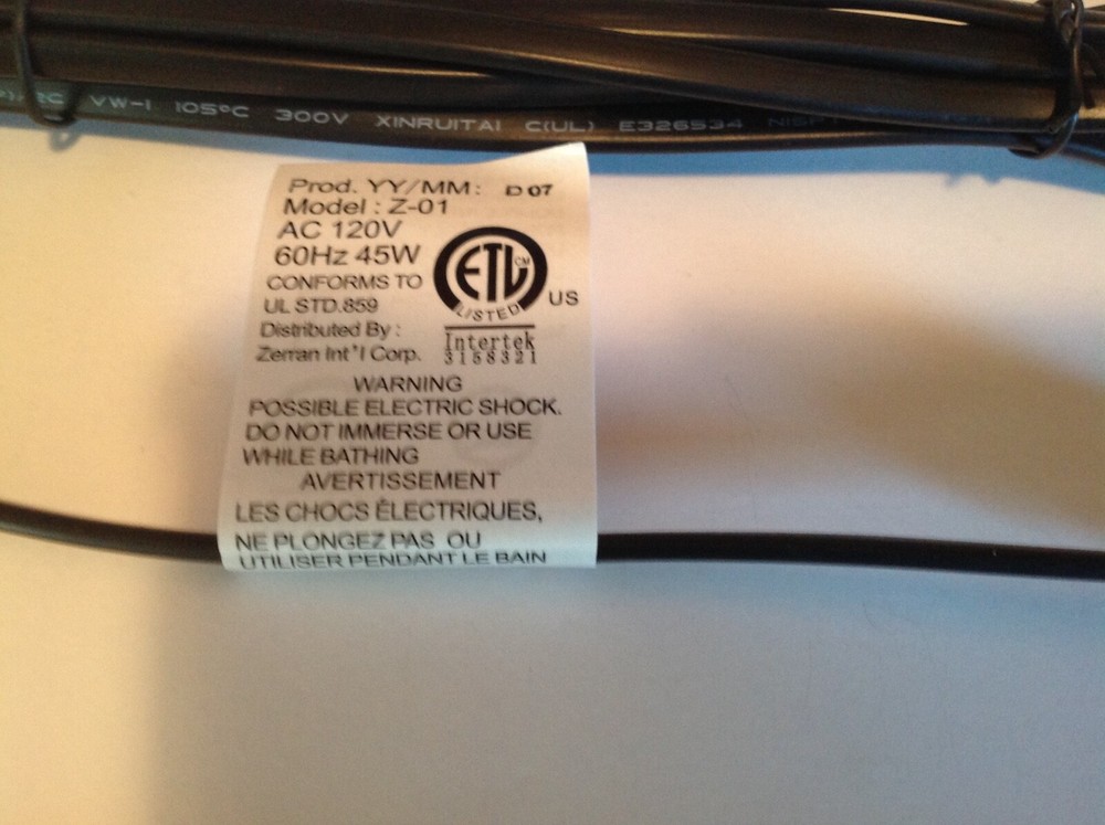 Zerran Reform Vibrating Ceramic Flat Iron 1 Inch