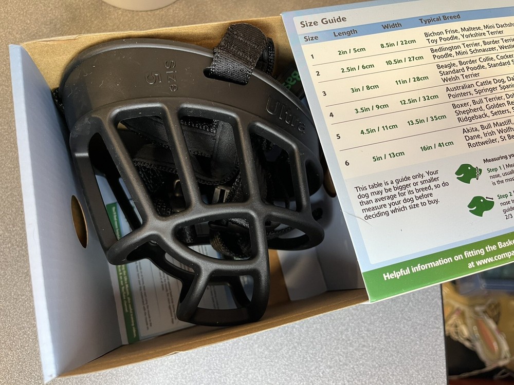 Baskerville Ultra Muzzle Size 5 NIB