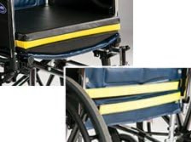 Wheelchair Solid Seat Insert with Strap - Sling Seat Rigidizer, Solid Firm Su...