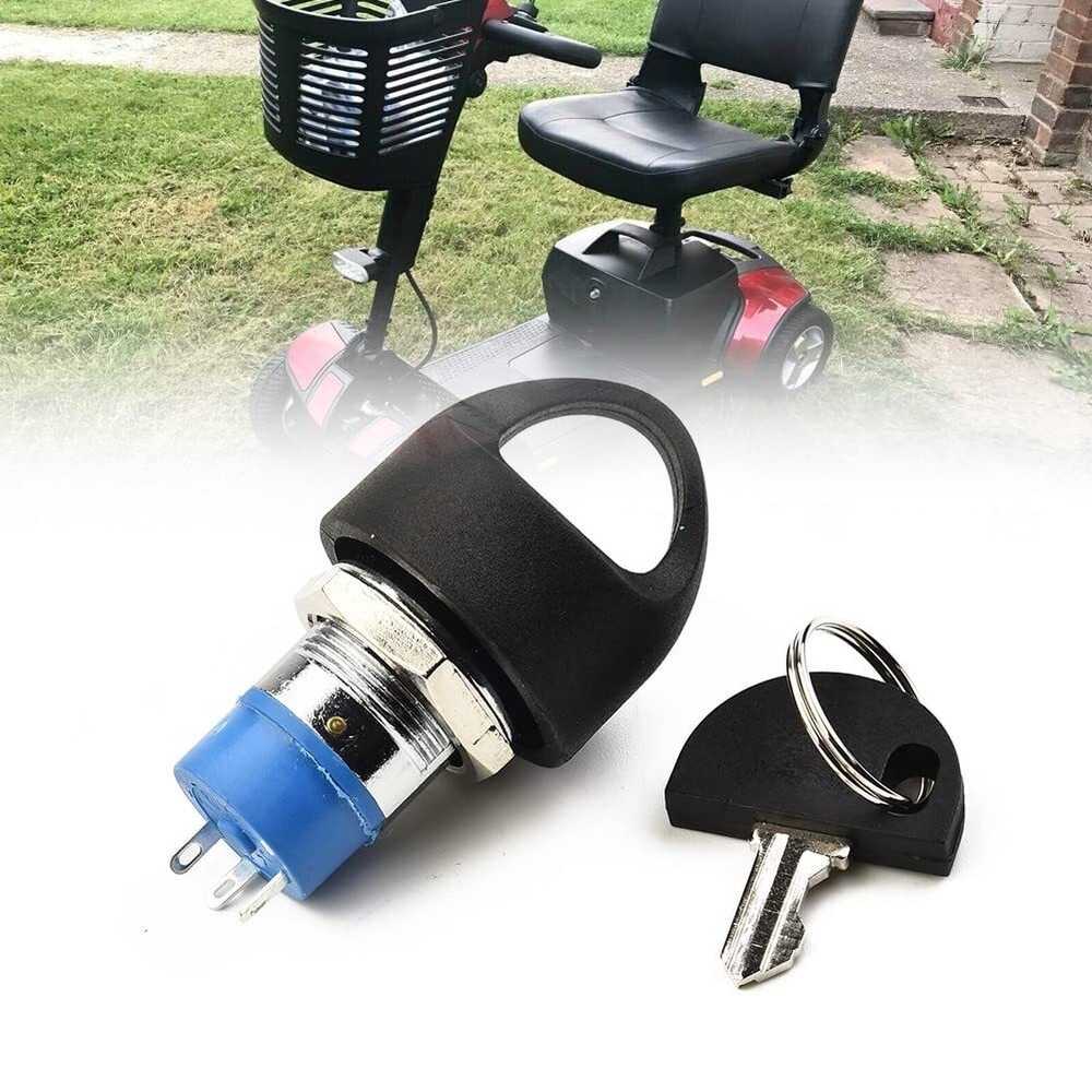 Mobility Scooter Ignition Switch for Pride with 2 Keys Replacement Lock