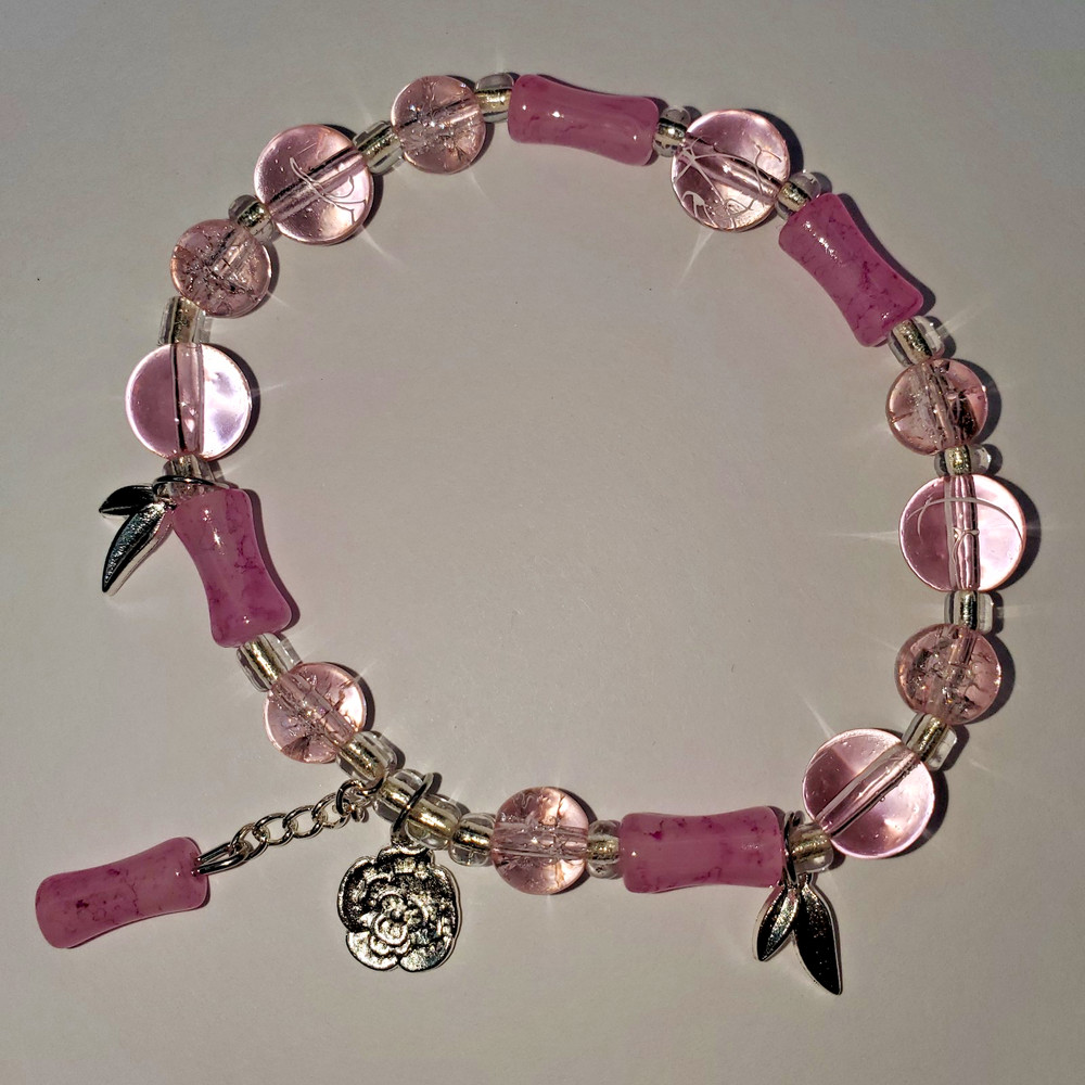 Hand crafted artisan unique gemstone bracelet