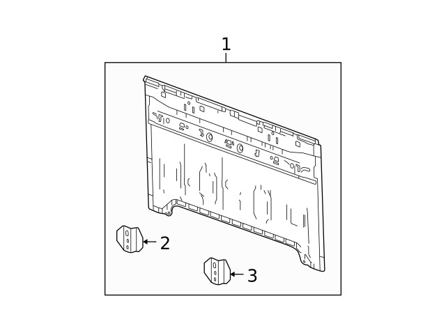 Genuine GM Jack Stowage Bracket 97246325