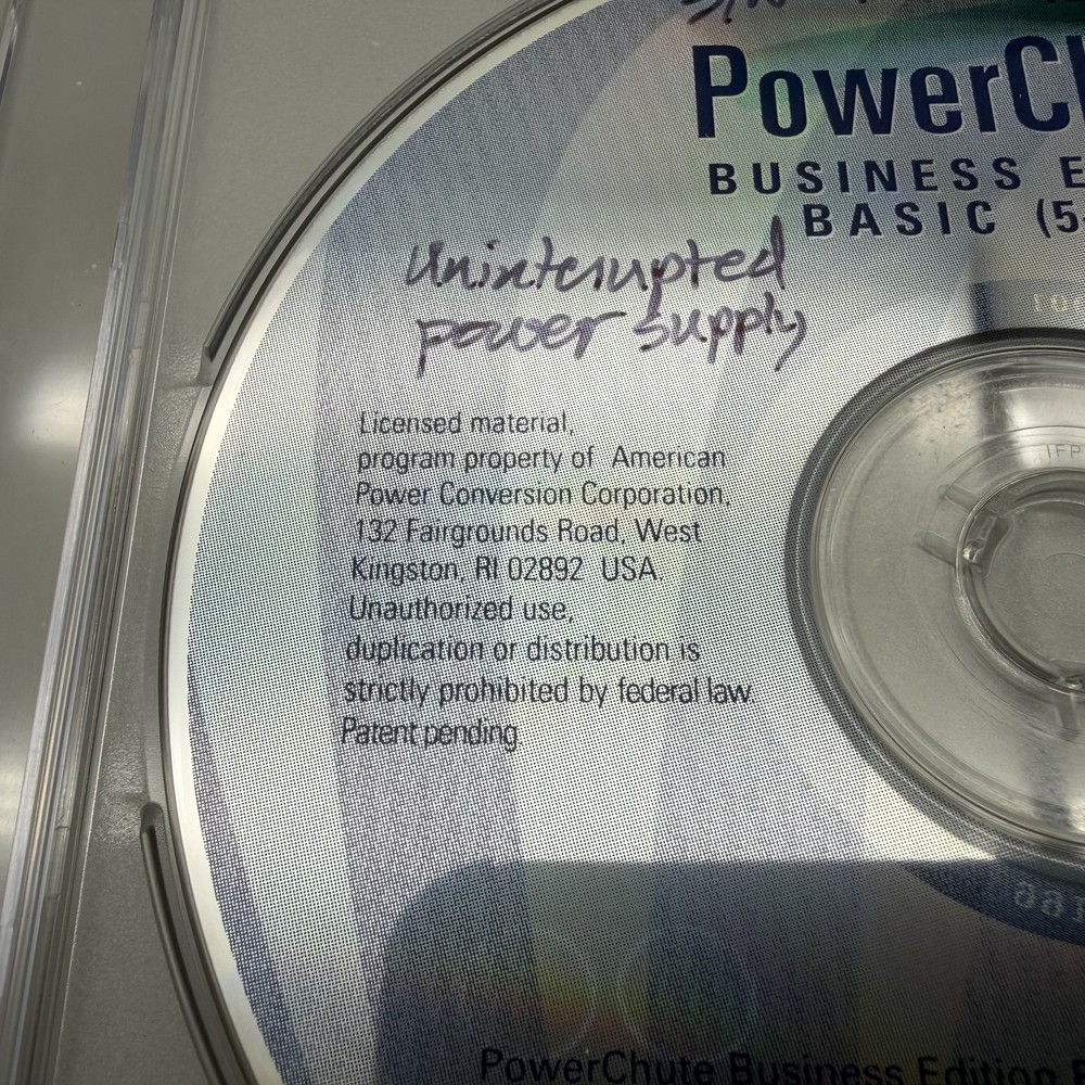 Vintage 2003 APC PowerChute Business Edition Basic 5-Node Software CD-ROM