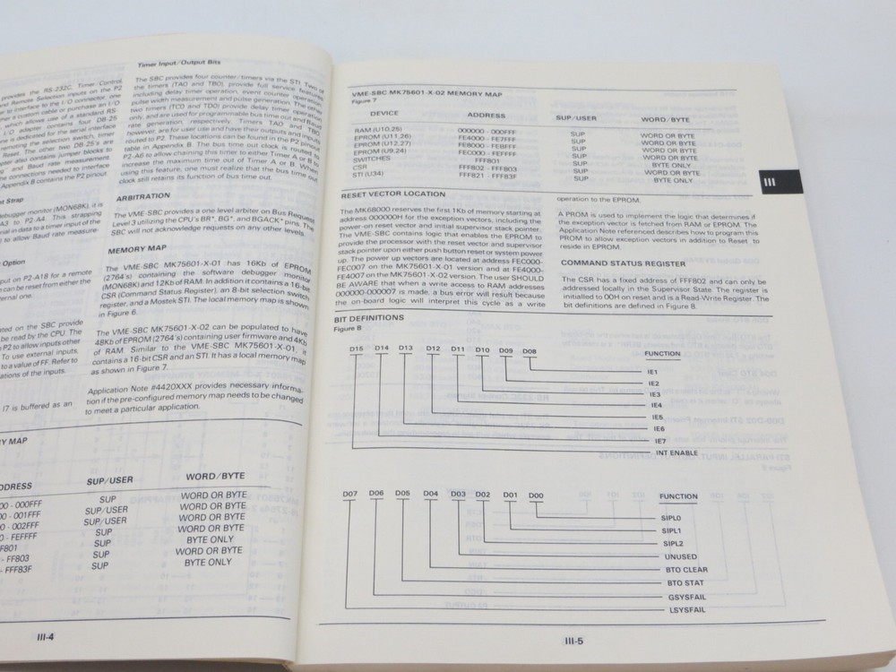 MOSTEK 1983 COMPUTER PRODUCTS DATA BOOK vintage computer tech book