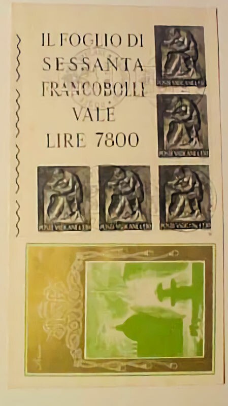 VATICAN 78000L BLOCK 1966