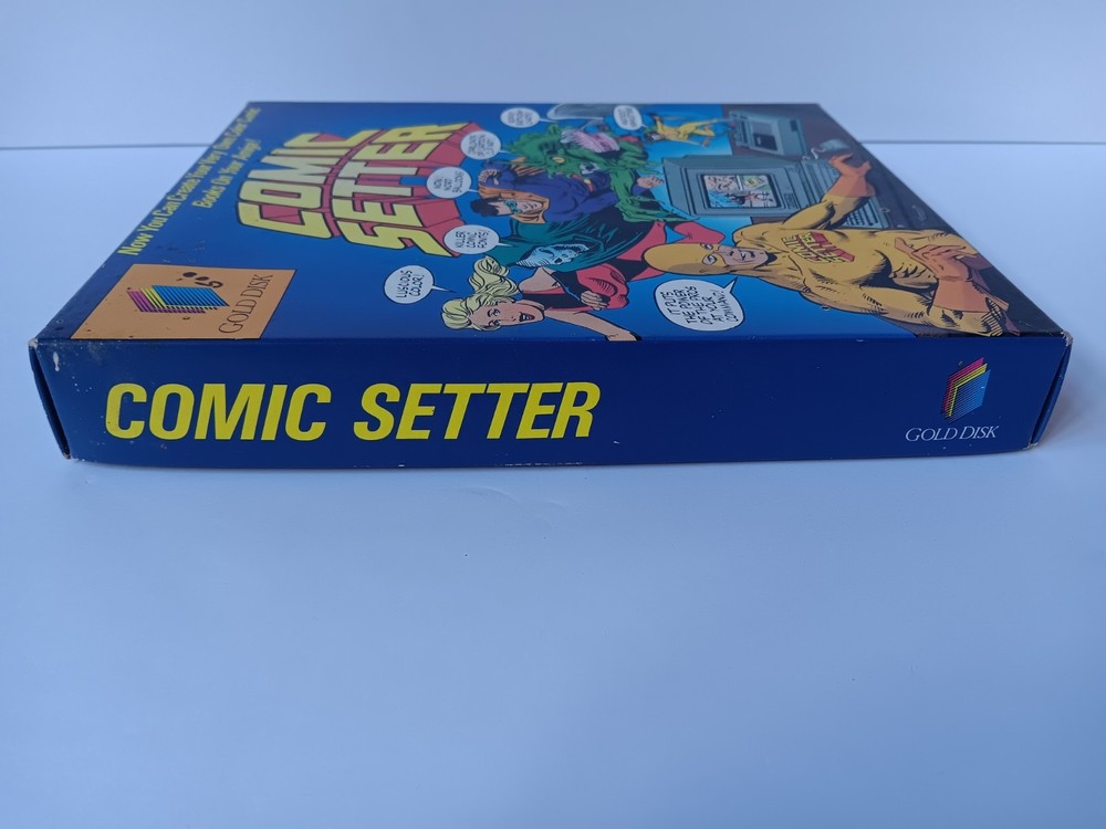 Amiga Comic Setter Computer Software Tested/Works Gold Disk Commodore