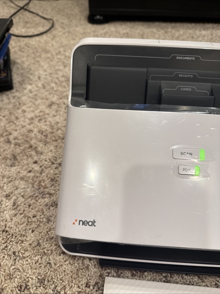 Desk ND-1000 Desktop Document Scanner- WORKING, TESTED Includes power and USB