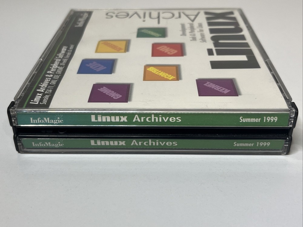 InfoMagic 6-CD Linux Archive Summer 1999 Tools & Software PC CD-ROM