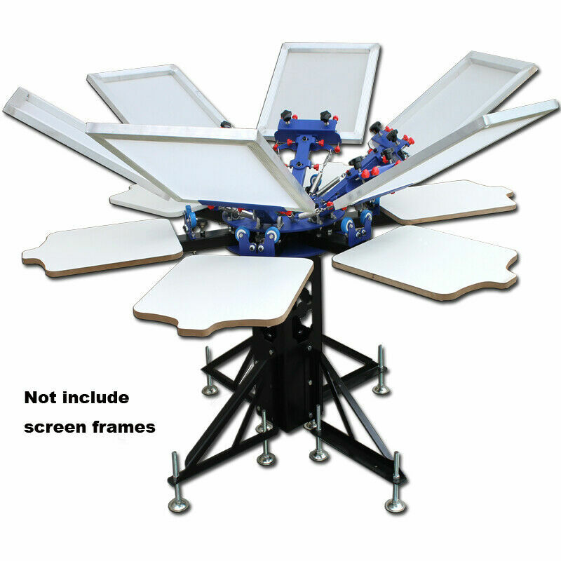 TECHTONGDA 6 Color Screen Printing Kit Micro-adjust Beginner Kit Full Function
