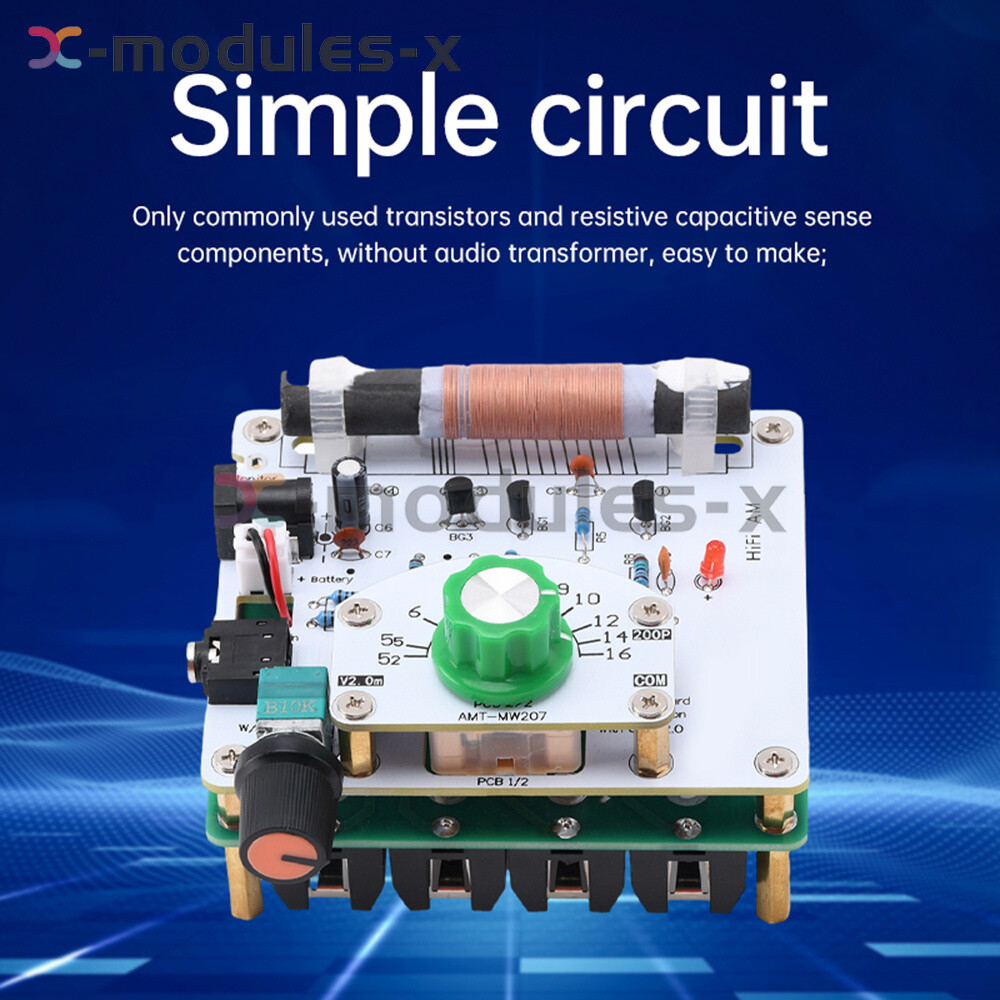 525~1605kHz Medium Wave AM Radio Transmitter DIY Circuit Board Radio Module 6V