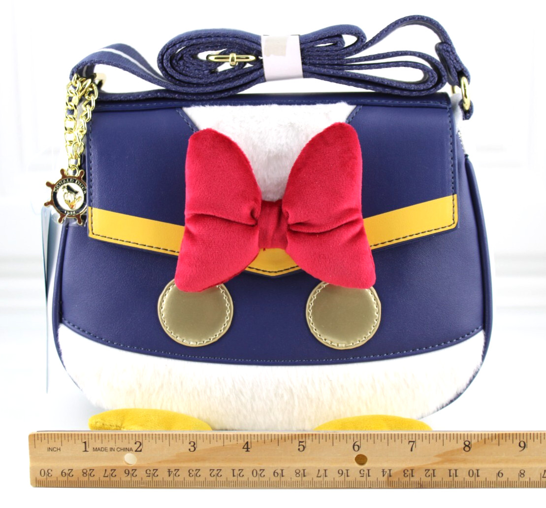 Disney Donald Duck Figural Crossbody Bag Her Universe Faux Leather New 2024