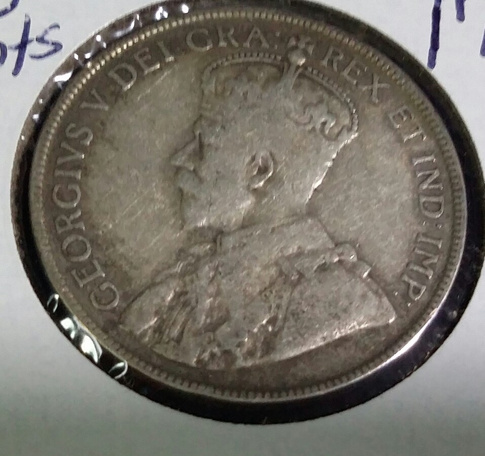 1918 Newfoundland 50 Cents silver
