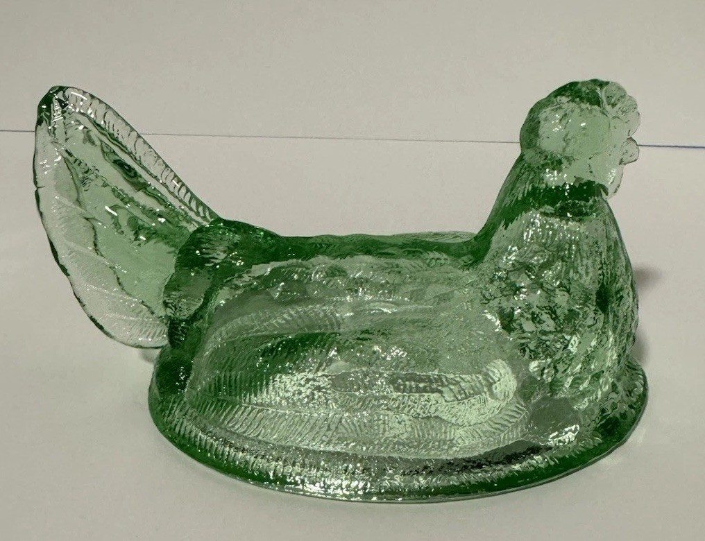 Green Hen On Nest- Approx. 6” X 5.5”