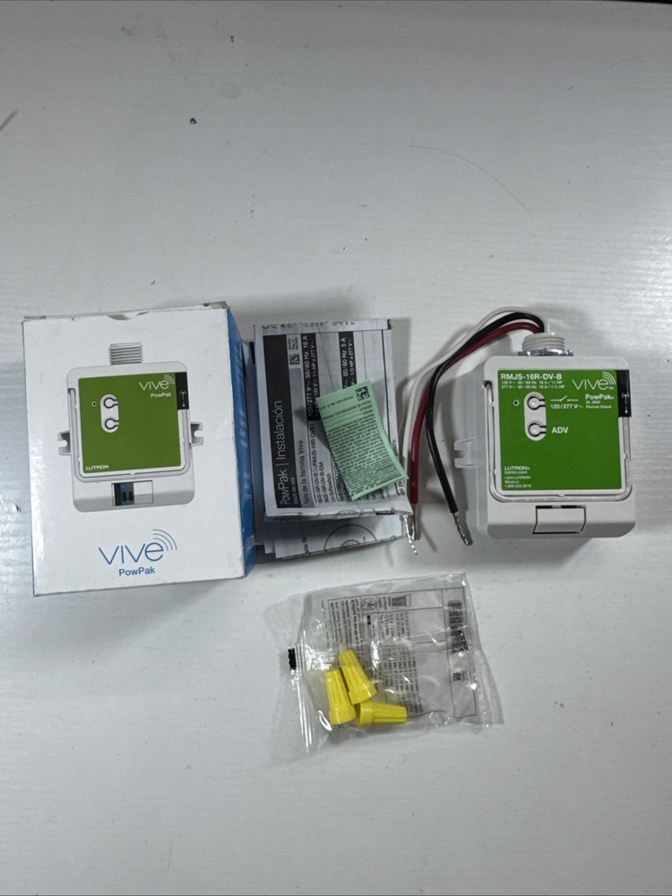 Lutron Vive PowPak Wireless Lighting Control Module RMJS8T-DV-B