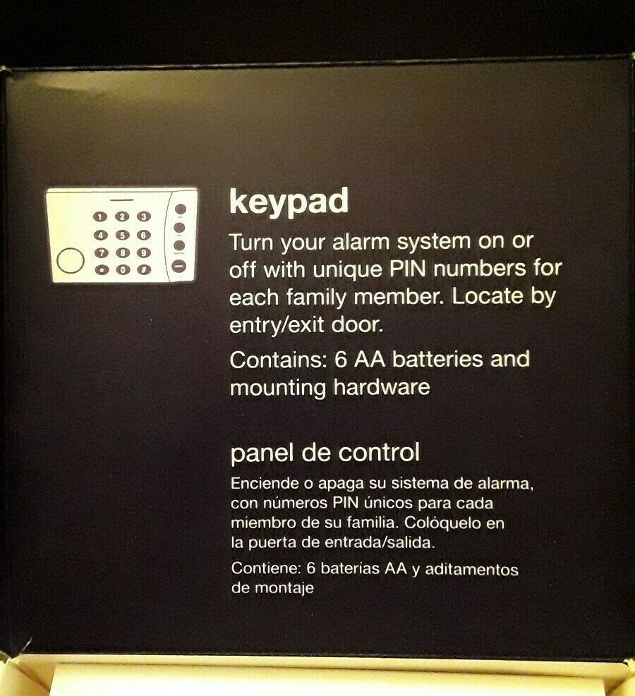 IRIS Model KPD800 White Home Security Wireless Keypad Z-Wave