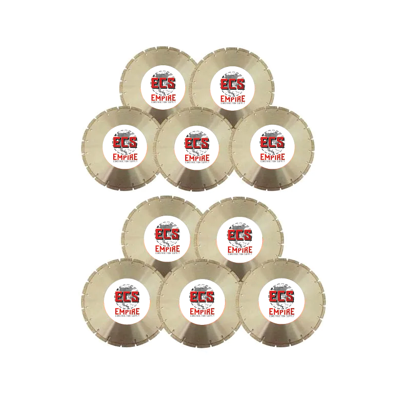14" Segmented Diamond Saw Blades (10pk) for Concrete Masonry + FREE SHIPPING