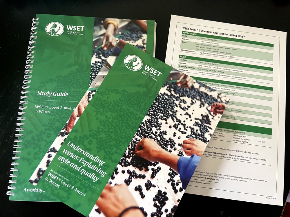 NEW: WSET Level 3 Wines Textbook/Workbook Study Pack - Current Edition, 2022