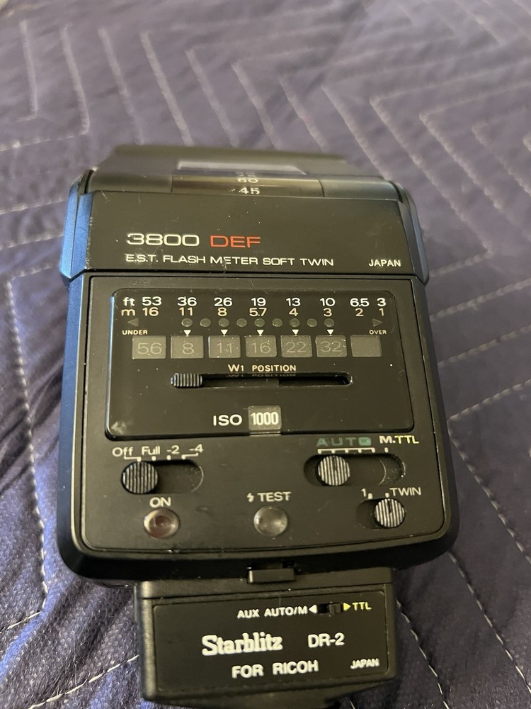 Starblitz 3800 DEF Dr-2 For Ricoh Flash Module System Flash Meter Soft Twin