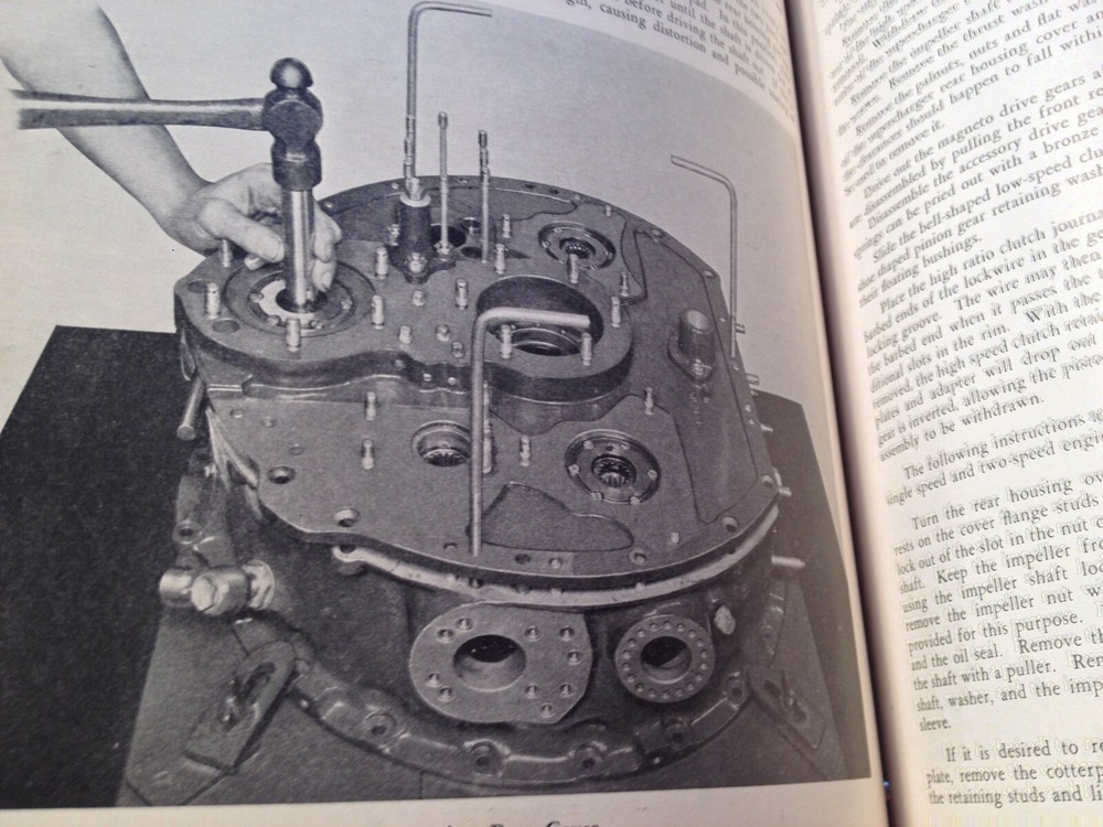 Original 1940 Wright Cyclone GR-1820-G200 Install, Ops & Maintenance Manual