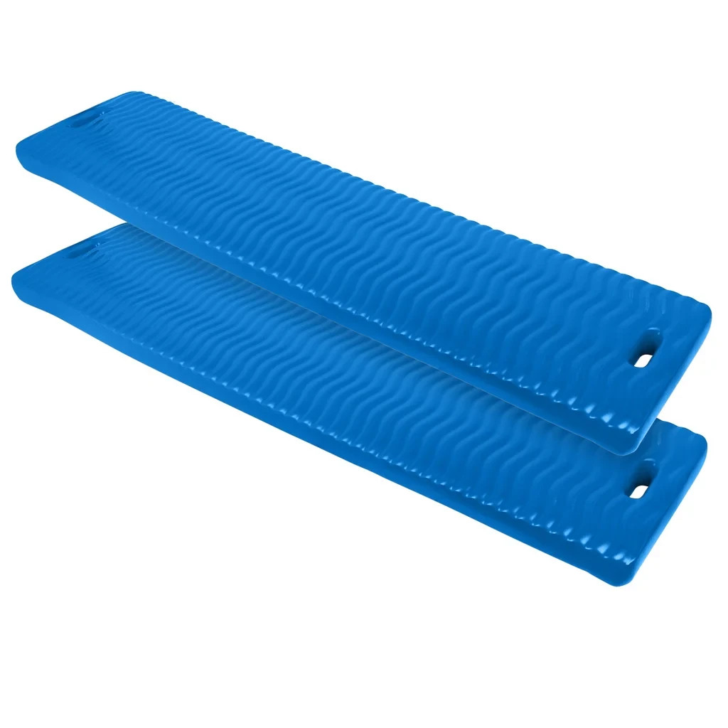 Cascade Mountain Tech Water Sports Plank in Blue - Foam Float – 2 Pack (NEW)
