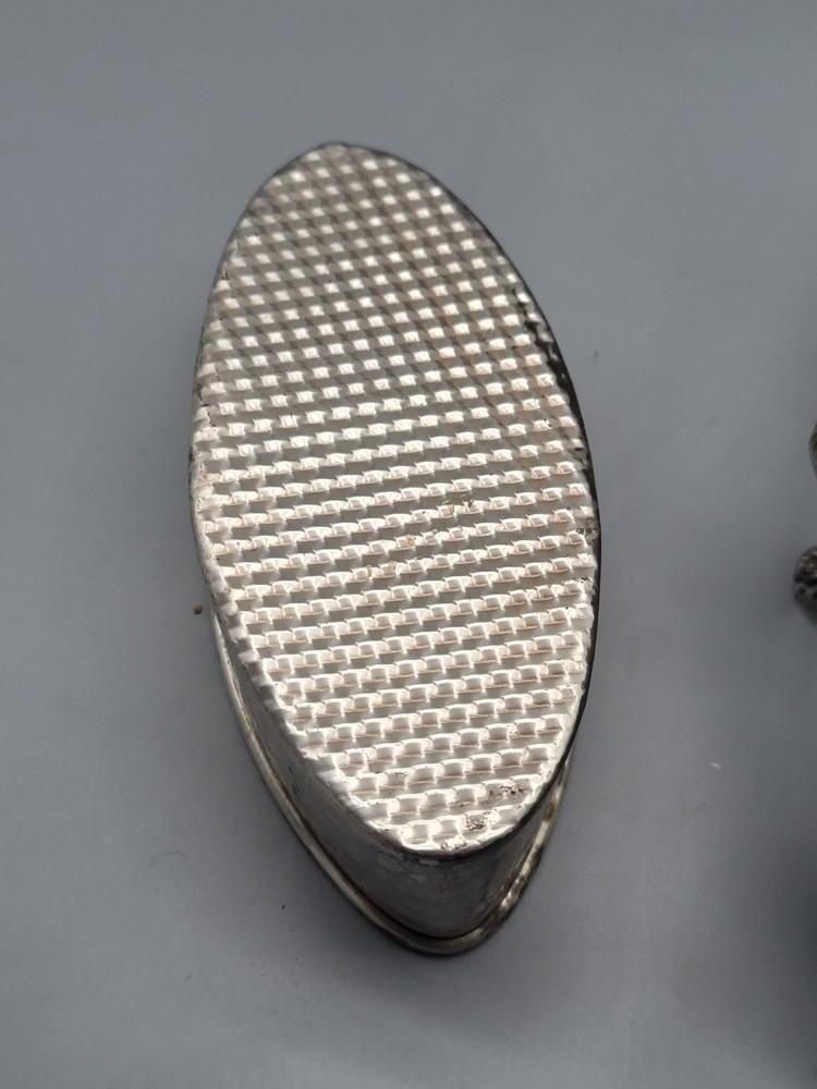 Vintage Silver Tone Planter Ornate Decorative 9" x 4"