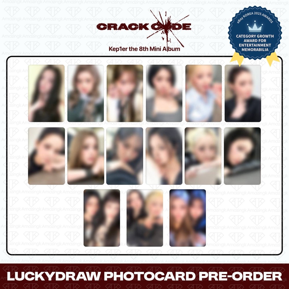 [PreSale] Kep1er 8th Mini Album Crack Code DearMyMuse LuckyDraw Photocard