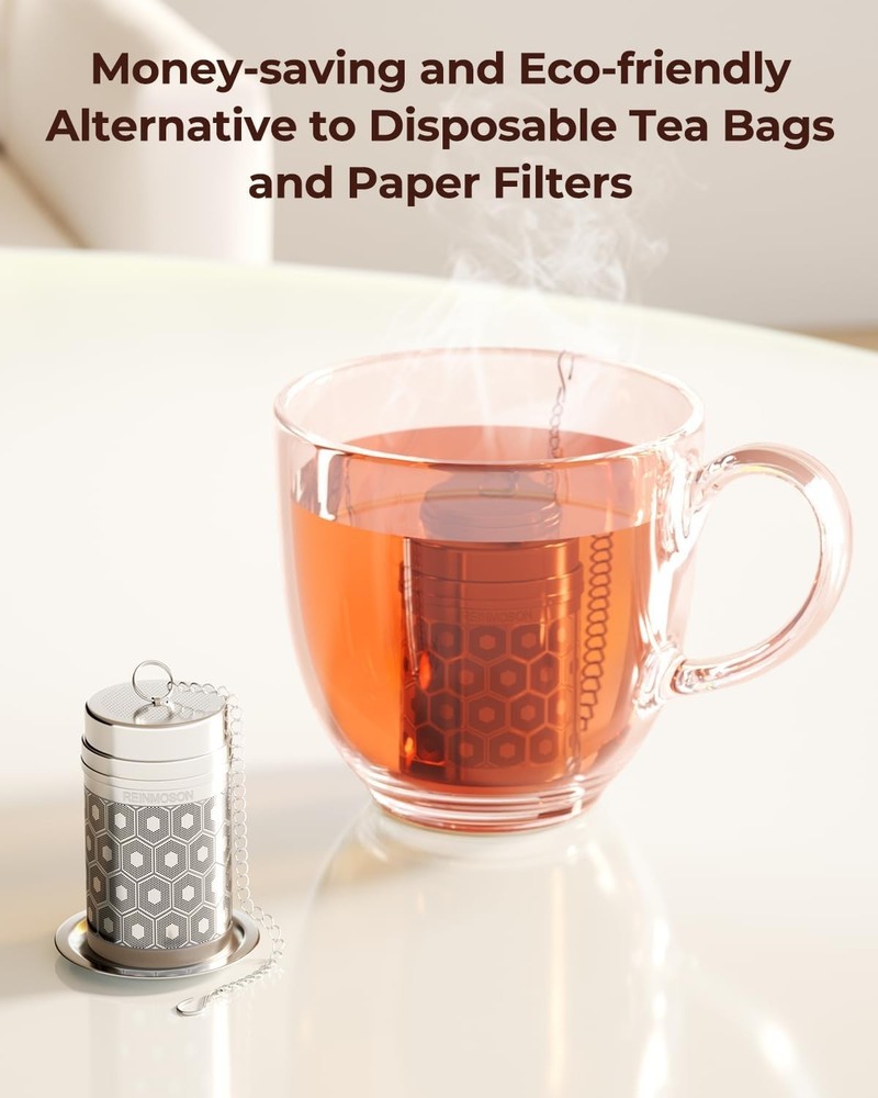 Mini Tea Strainers for Loose Tea, Extra Fine Mesh Tea Infuser, 304 Stainless ...