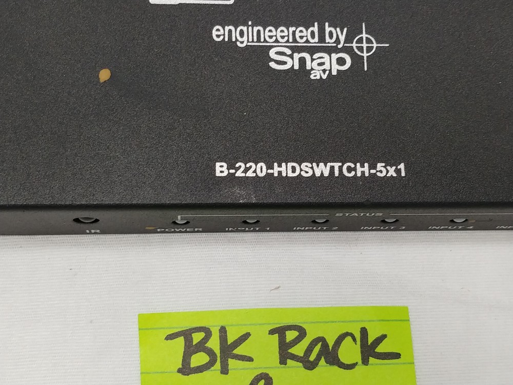 Binary 5-Input, 1-Output HDMI Switcher | B-220-HDSWTCH-5x1