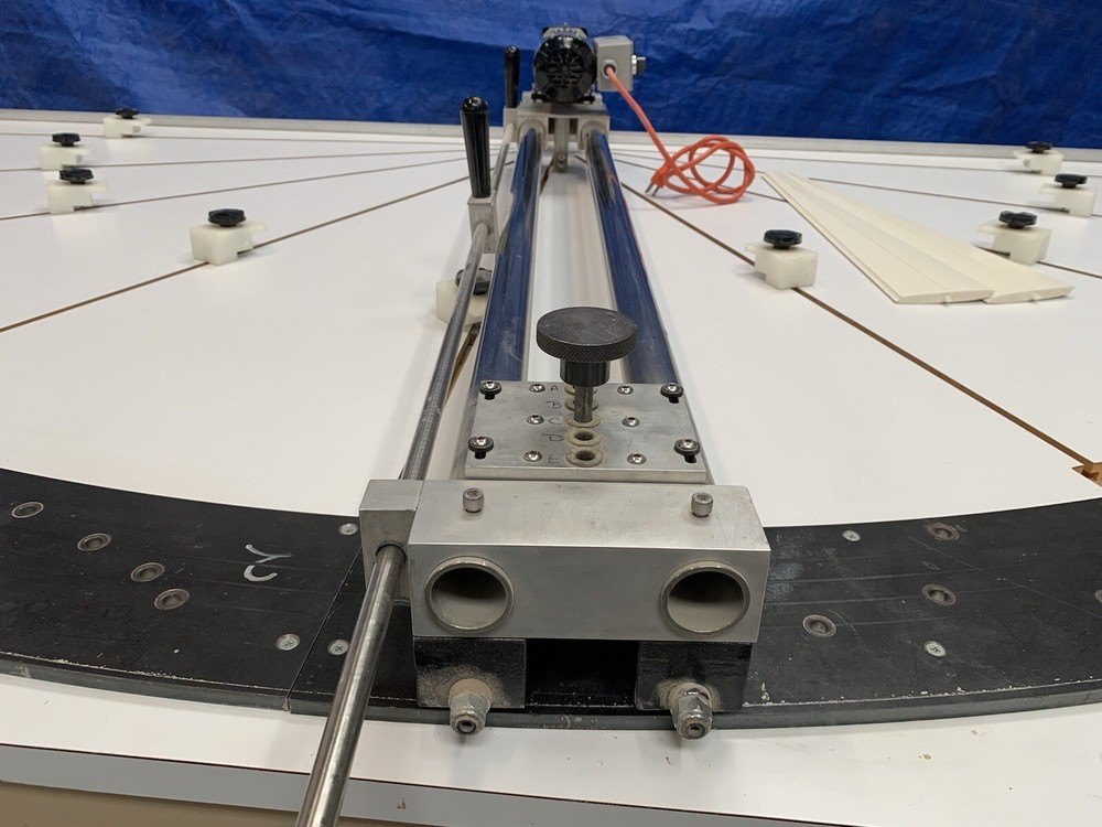 Arch Top Drilling Table AVBCO Shutters Manufacturing Motor 9-adjusting Knobs