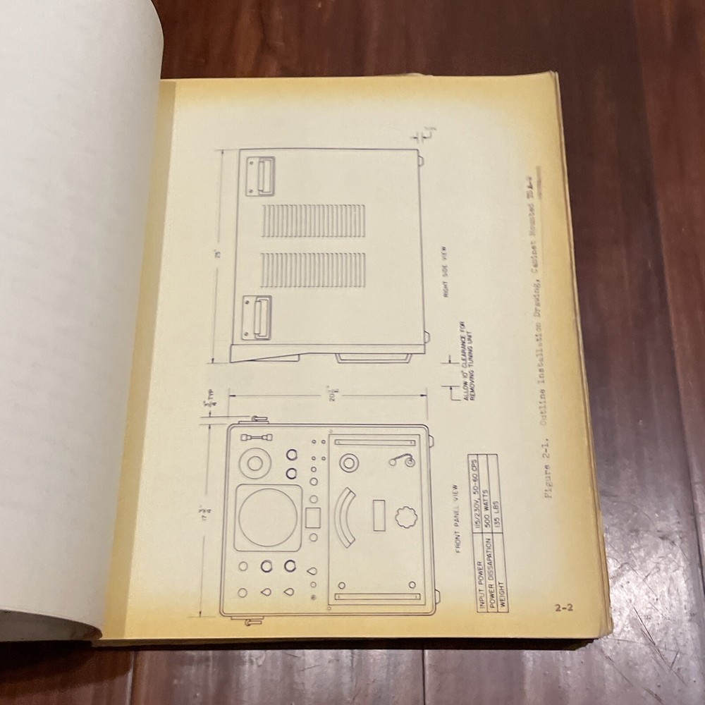 Polarad TSA-W Microwave Spectrum Analyzer Operating & Instructions Manual