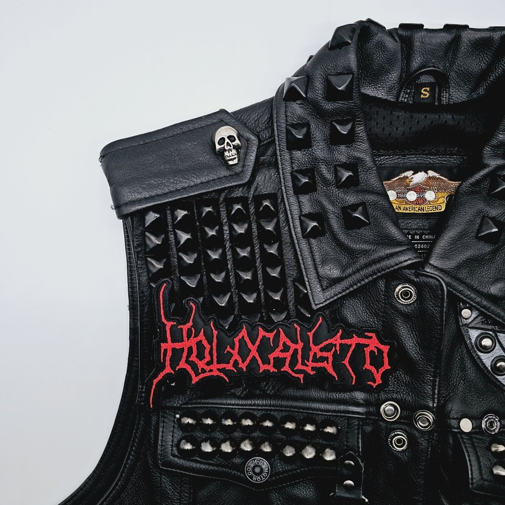 Holocausto Red Shaped Logo EMBROIDERED PATCH