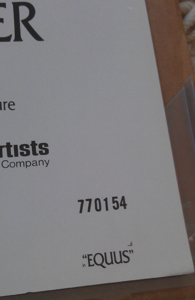 EQUUS MOVIE POSTER 1 Sheet ORIGINAL FOLDED 27x41 RICHARD BURTON