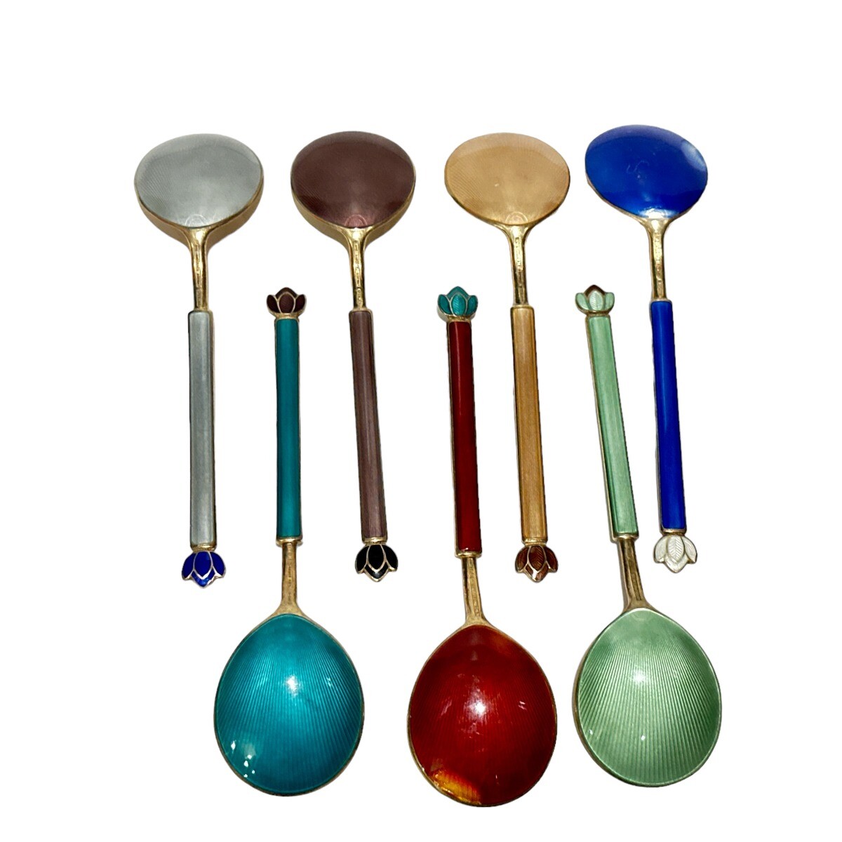 David Andersen Norway Sterling Enamel Demitasse CHOICE OF ONE